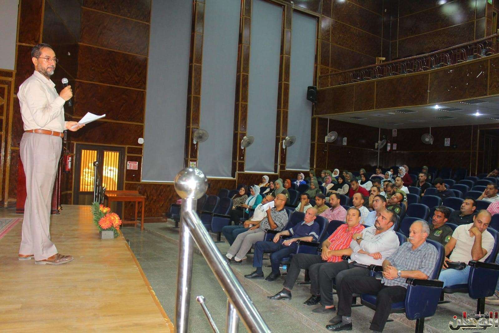 يوم تدريبي وتعليمي لأفراد الامن الإداري بجامعة المنصورة 1 IMG 7042