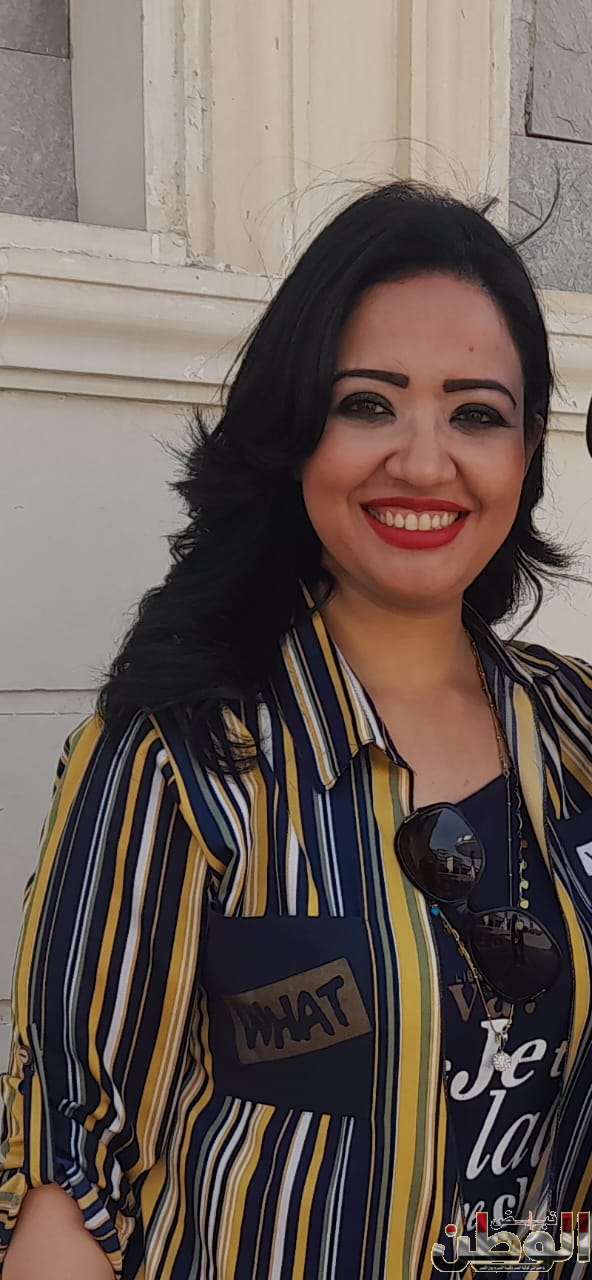 مأمورة الجمارك وفاء محمد مع الإعلامية إيمان تركي 1 IMG 20230803 WA0001 1