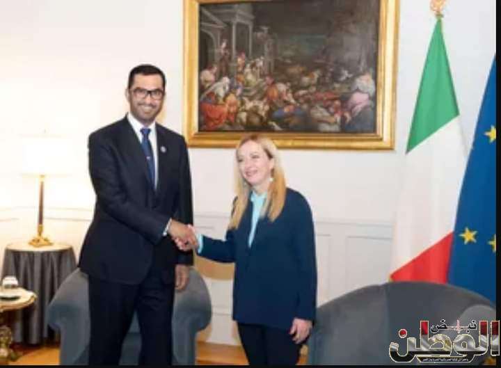 جانب من لقاء الجابر وميلونى وزير الصناعة والتكنولوجيا 1 FB IMG 1696968755449