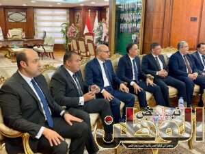 رئيس هيئة النيابة الإدارية يستقل وفد من السادة المستشارين لبحث سبل التعاون 3 IMG 20231105 WA0160