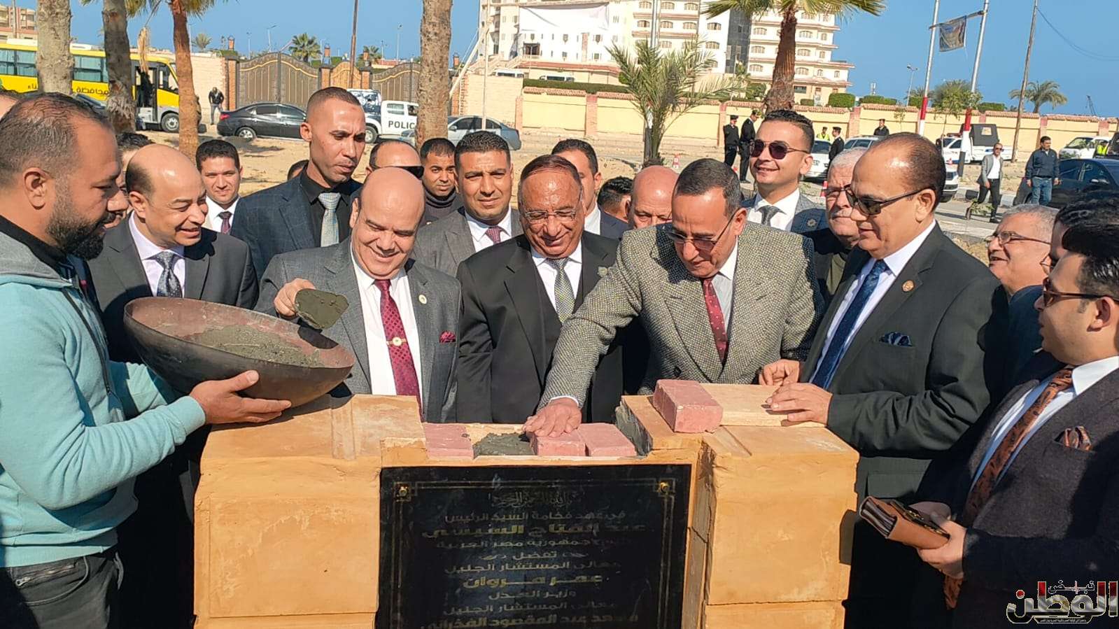 وضع حجر الأساس للشهر العقاري بالعريش