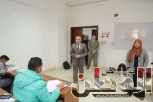رئيس جامعة السويس يتفقد امتحانات كلية التكنولوجيا والتعليم 2 FB IMG 1705517086433