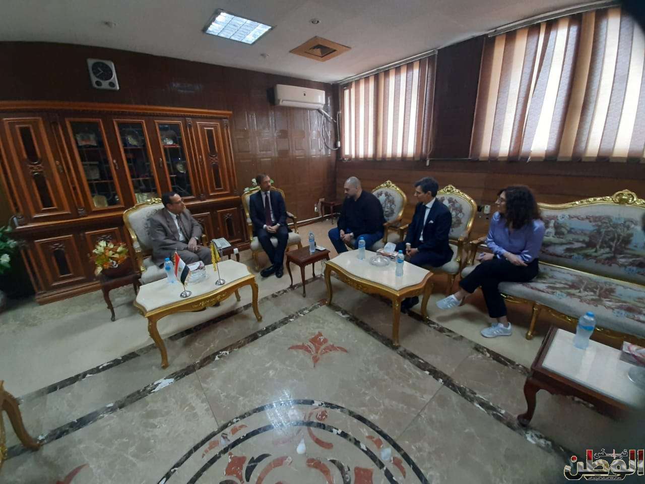 محافظ شمال سيناء يستقبل القنصل الإيطالي بمدينة العريش