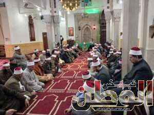 الشيخ سلامه عبد الرازق .. يشهد تكريم المتفوقين فى مسابقة القرآن الكريم بنقابة الصحفيين بالإسكندرية 2 IMG 20240207 WA0030