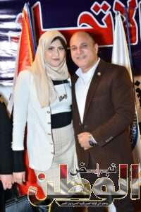   السيد الامين والسيدة حرمة 
في حفل افطار الاتحاد الوطني