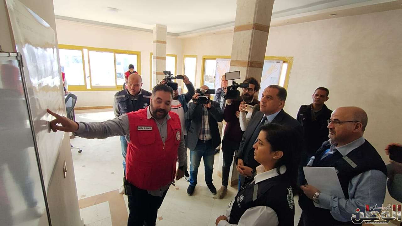 جانب من زيارة وفد منظمة الصحة العالمية لشمال سيناء