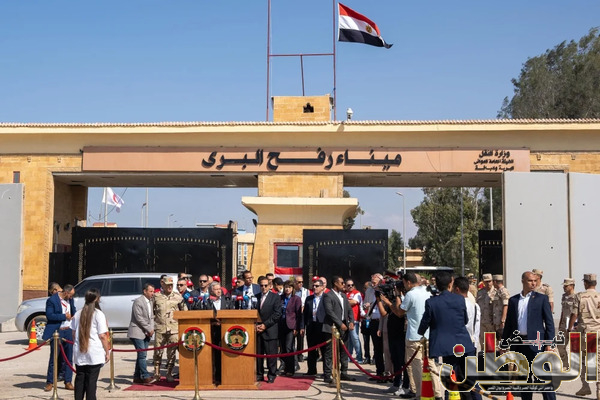 معبر رفح مصر الامين العام 1