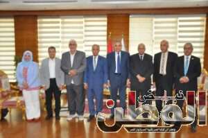 رئيس جامعة كفر الشيخ يترأس لجنة اختيار عميد كلية الهندسة بالجامعة 2 FB IMG 1715443785520 1