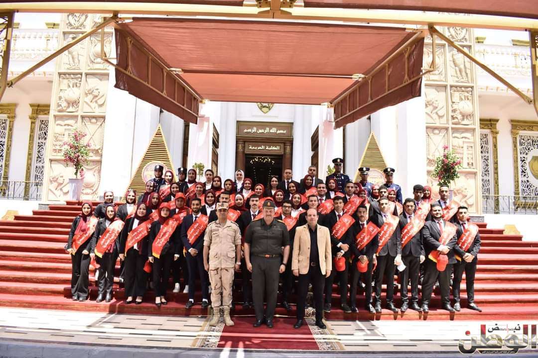 طلاب جامعة حلوان فى زيارة الى الأكاديمية العسكرية المصرية 1 FB IMG 1716222676710