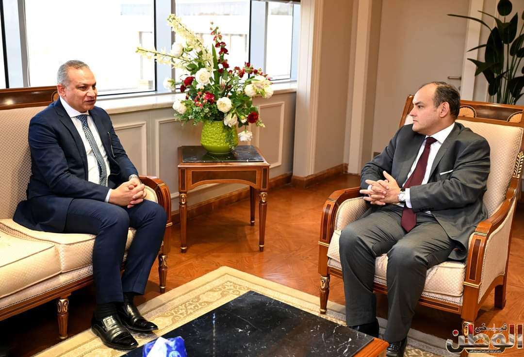 وزير التجارة يبحث مع رئيس صندوق التنمية الحضرية سبل تحقيق التنمية الصناعية بمنطقة الحرف 1 FB IMG 1716709505645