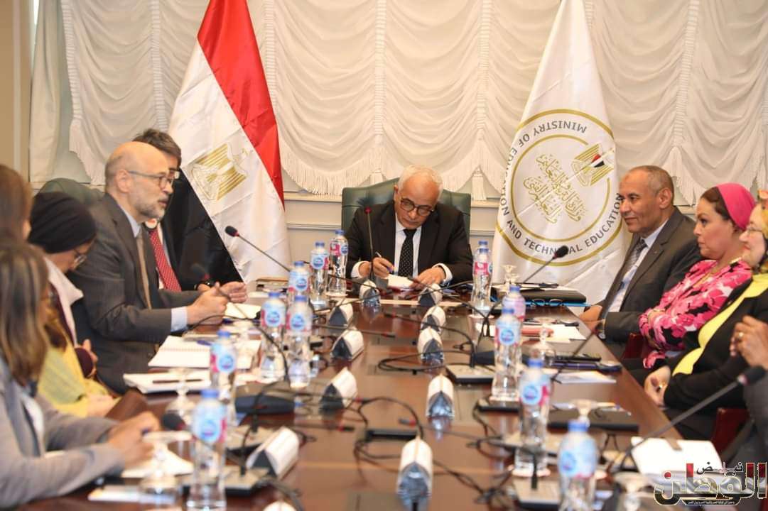 وزير التربية والتعليم يستقبل وفد البنك الدولى لبحث أوجه التعاون فى الملفات المشتركة 1 FB IMG 1716885746429