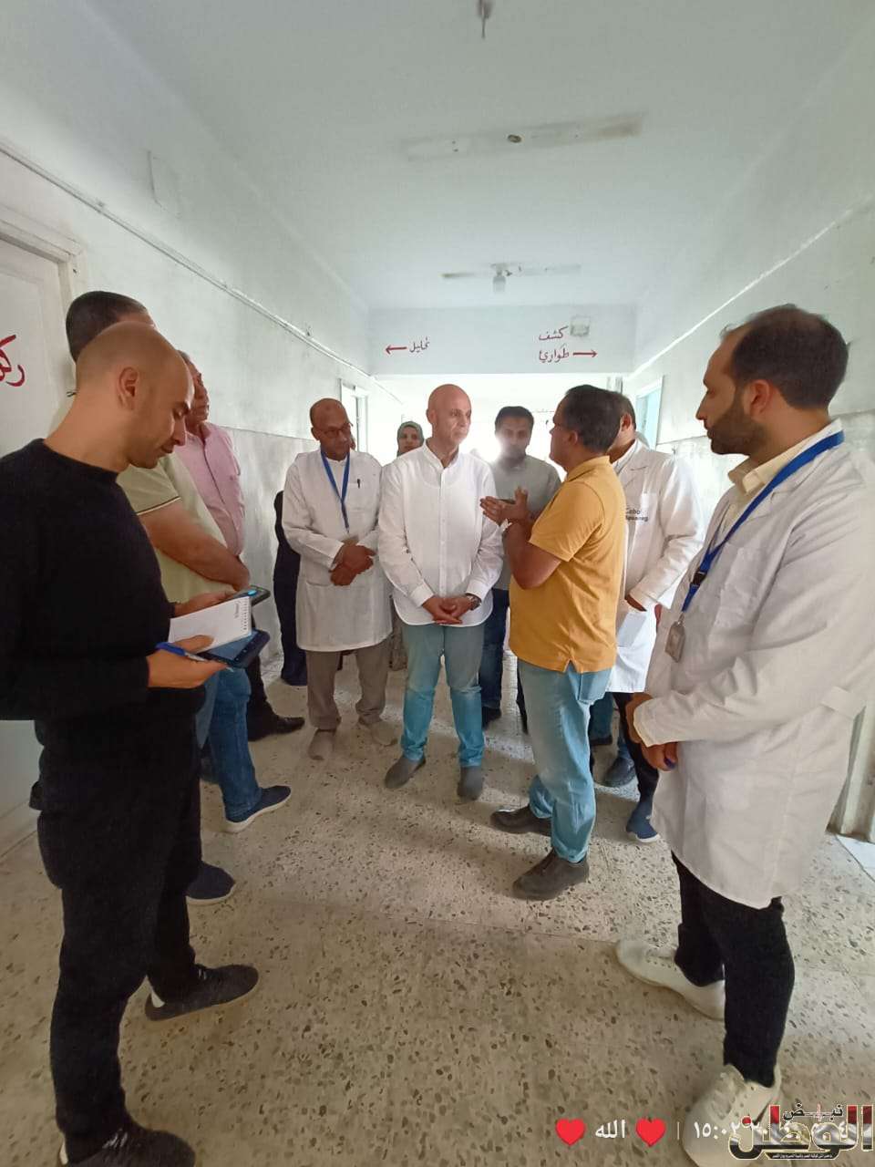 مسعود يتفقد سير العمل بمركز طب الأسرة بالروضة بالصالحية موجهاً بتشغيل قسم العلاج الطبيعي الجديد 1 IMG 20240504 WA0047