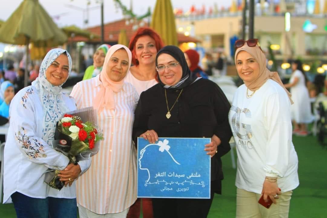 بالصور ملتقي سيدات الثغر يحتفل ببداية العام الرابع علي تدشينه بقيادة الأدبية والشاعرة نجلاء خليل 1 IMG 6327