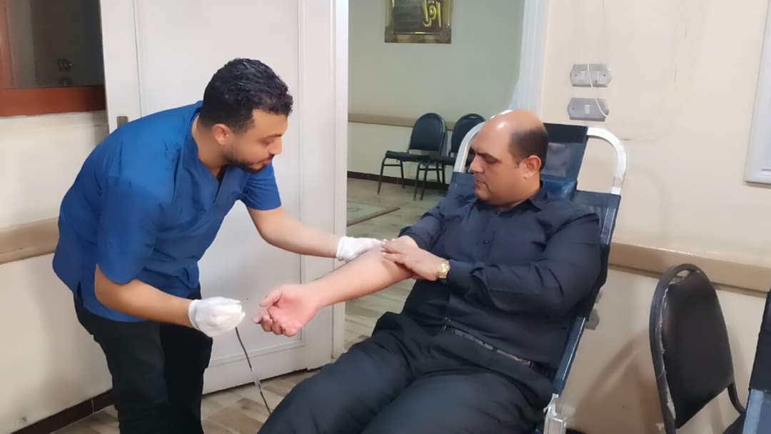 الوحدة المحلية لمركز ومدينة دسوق تستهل مبادرة مؤسسة متبرعة " للتبـرع بالـدم 1 FB IMG 1729002473875