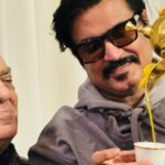 ناصرعبدالحفيظ يكتب لقاء مصري سعودي صورة تجمع الكاتب والمنتج خالد الراجح والفنان الملحن فاروق سلامة 4 IMG 20241217 WA0061 1