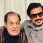 ناصرعبدالحفيظ يكتب لقاء مصري سعودي صورة تجمع الكاتب والمنتج خالد الراجح والفنان الملحن فاروق سلامة 2 IMG 20241217 WA0063