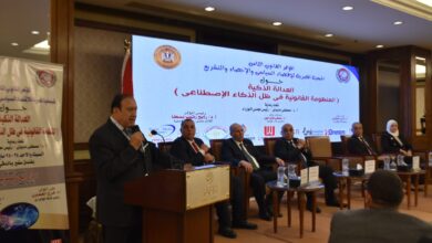 رئيس هيئة النيابة الإدارية يشهد افتتاح المؤتمر القانوني الثامن بحضور وزير العدل