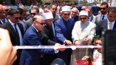 وزير الأوقاف ومفتي الجمهورية ومحافظ كفرالشيخ يفتتحون المرحلة الأولى من مشروع تطوير ساحة وميدان مسجد سيدي إبراهيم الدسوقي 