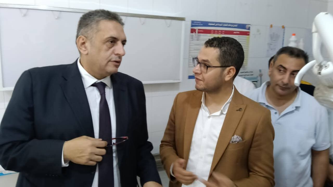 الدكتور محمد ابو السعد .. يتابع ميدانياً وحدة ميت الديبة ووحدة قلين