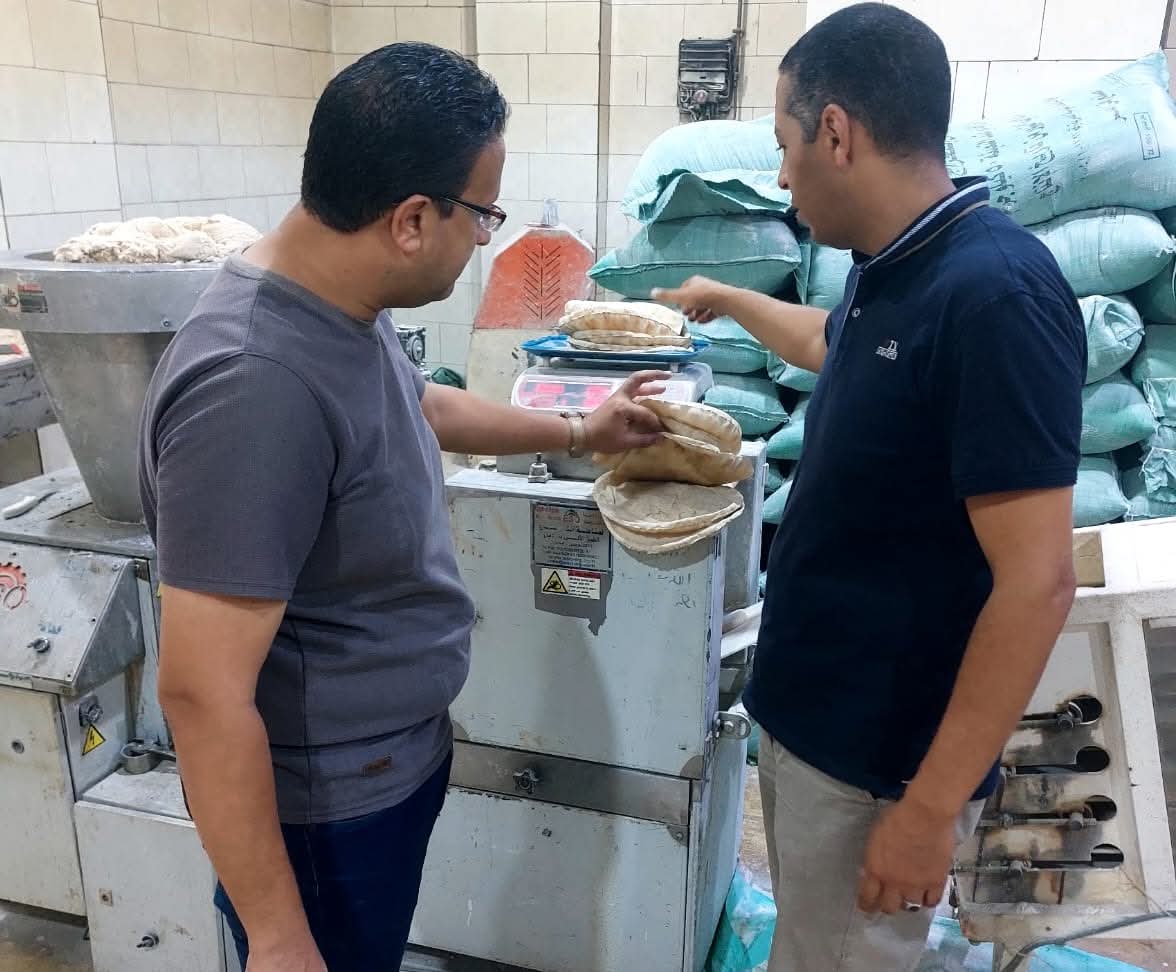 تحرير 7 محاضر نقص وزن للمخابز المخالفة بنطاق مركز ومدينة دسوق
