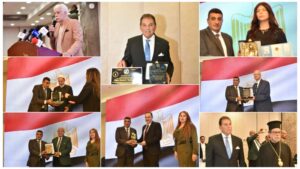 طارق النهري وأميرة فتحي يتألقان في مؤتمر السلام الدولي