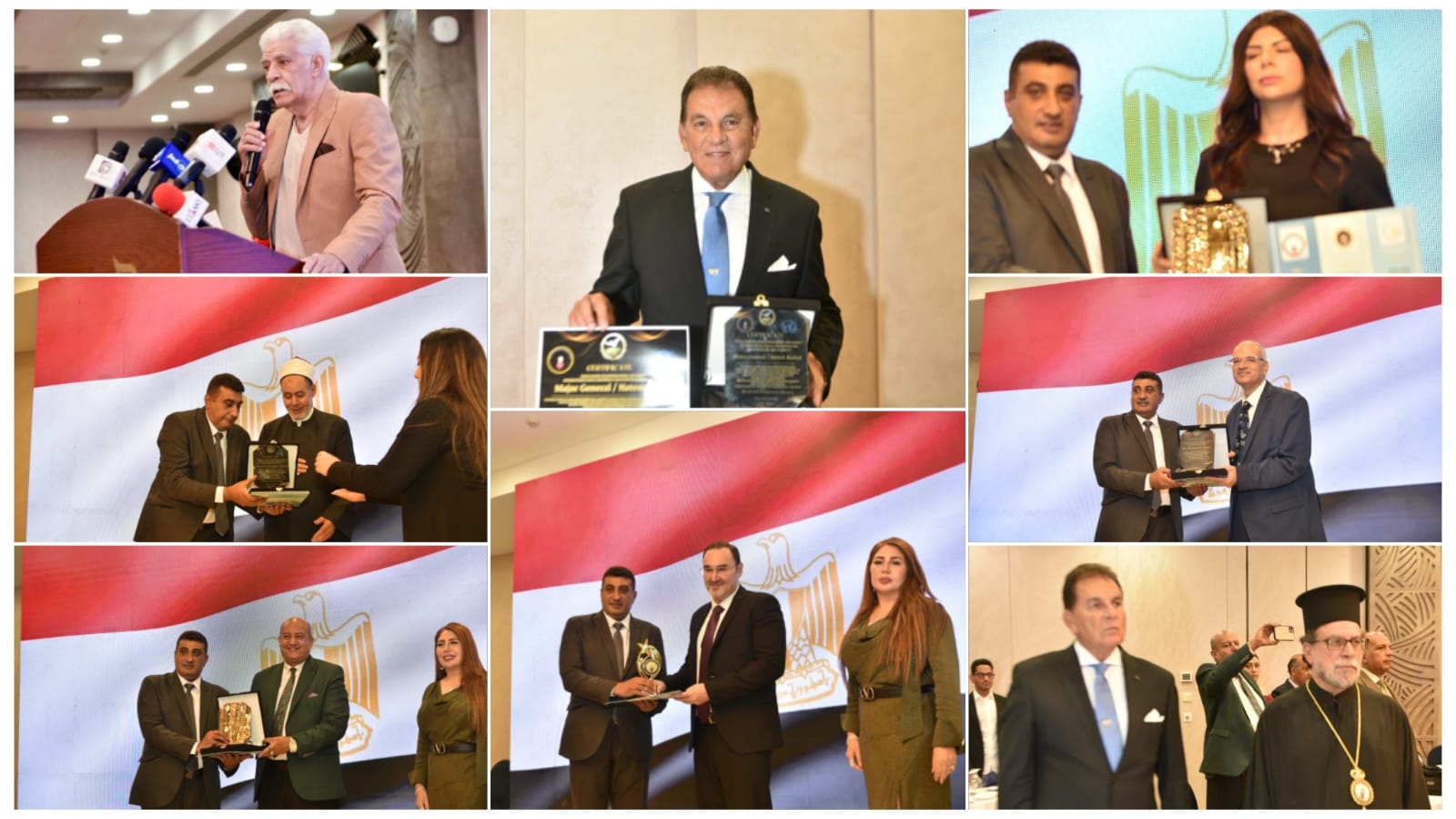 طارق النهري وأميرة فتحي يتألقان في مؤتمر السلام الدولي