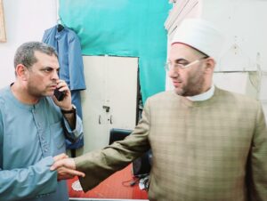 الدكتور نجاح عبد الرحمن راجح ..يتفقد جميع الأقسام بمديرية أوقاف الإسكندرية 