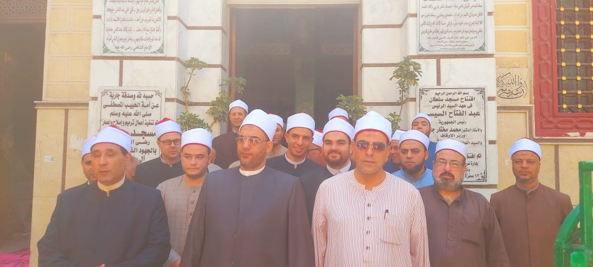 انطلاق القافلة الدعوية لأئمة مديرية أوقاف الإسكندرية من مسجد سلطان بكرموز