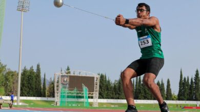 الزاير يكتب المجد للمملكة بذهبية إطاحة المطرقة في البطولة العربية