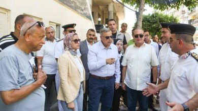 جولة ميدانية لمحافظ الإسكندرية .. لمتابعة توسعة طريق الحرية "شارع أبوقير "