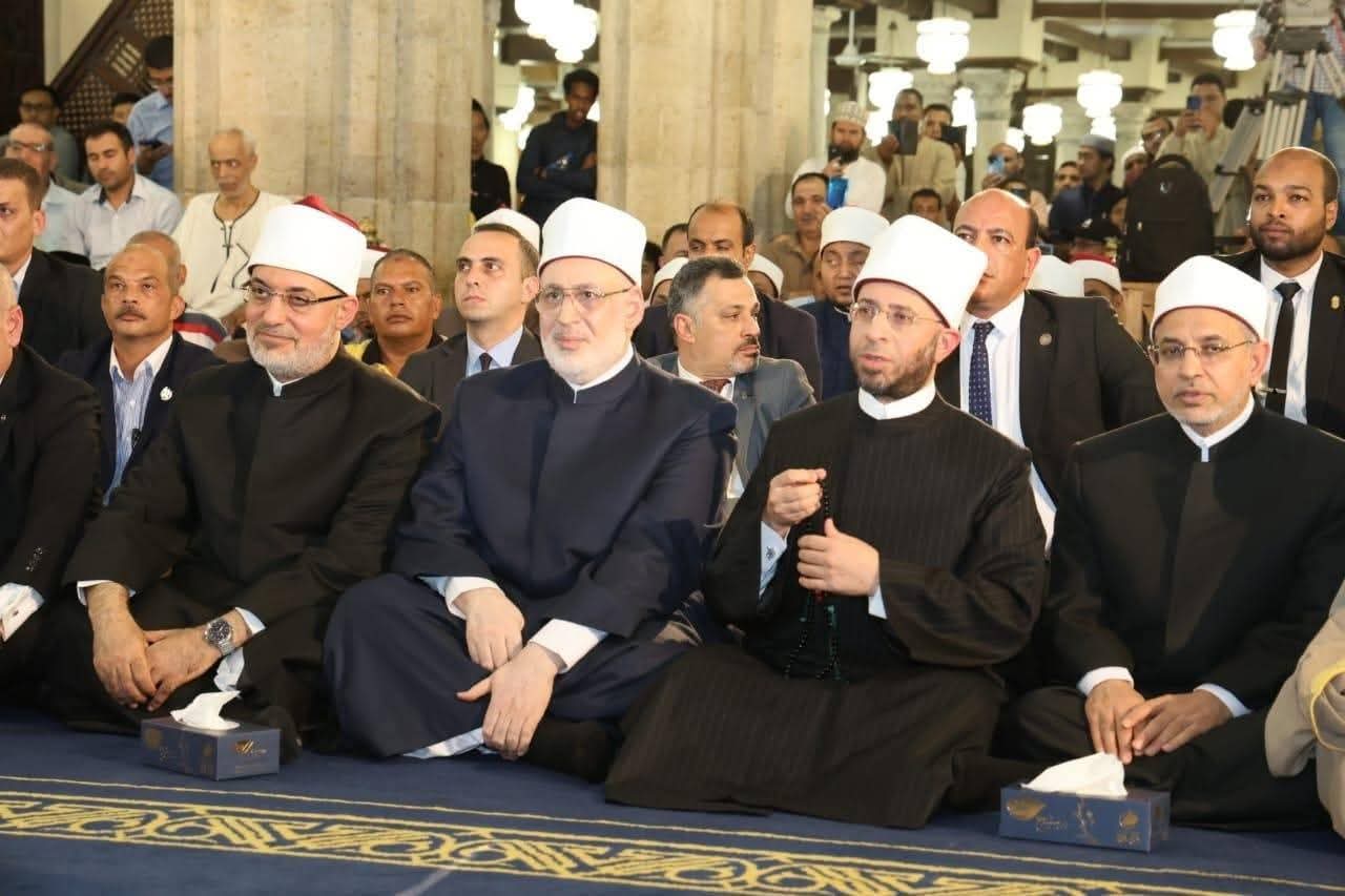 وزير الأوقاف ..  يشهد احتفال الجامع الأزهر بالمولد النبوي الشريف