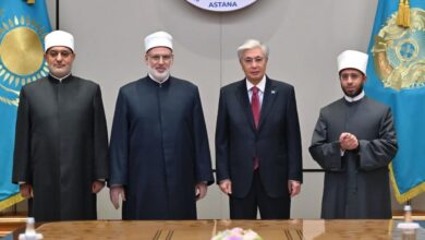 رئيس جمهورية كازاخستان.. يستقبل وزير الأوقاف ووكيل الأزهر ومفتي الديار المصرية