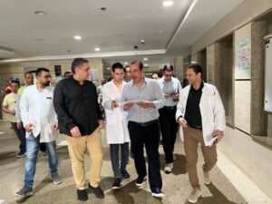 نائب وزير الصحة .. يتفقد مستشفى قلين التخصصي