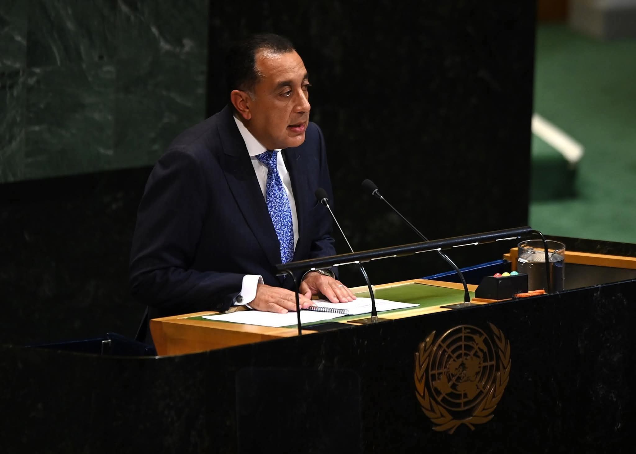 رئيس الوزراء يُلقي كلمة مصر بالأمم المتحدة: لا استقرار في الشرق الأوسط دون دولة فلسطينية مستقلة 1 FB IMG 1758628091575