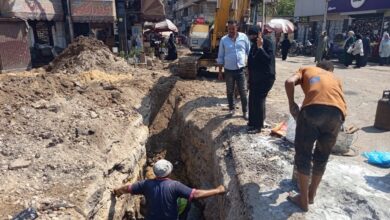 رئيس مدينة دسوق .. الانتهاء من احلال وتجديد خط مياه رئيسى بشارع الجلاء