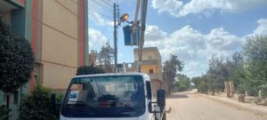 استمرار الصيانية الدورية لكشافات الاناره المعطله ورفع كفاء الانارة العامة بمركز ومدينة دسوق