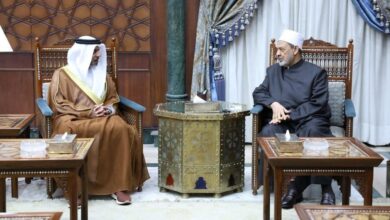 شيخ الأزهر  .. يستقبل السفير الإماراتي الجديد لدى القاهرة