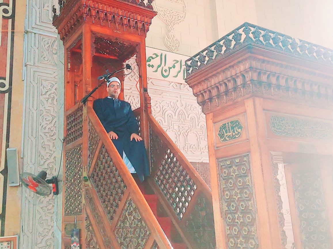 مدير مديرية أوقاف الإسكندرية .. يؤدي خطبة الجمعة بمسجد سيدي أبي العباس المرسي تحت عنوان "صحح مفاهيمك"