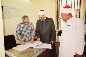 مدير مديرية أوقاف الإسكندرية .. يتفقد أقسام المديرية ويتابع انتظام العمل الإداري