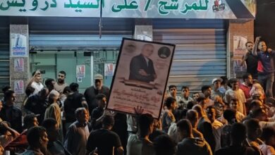 مسيرة حاشدة من الشباب لدعم علي السيد عبدالعزيز درويش داود المرشح المستقل بقرية شباس الملح