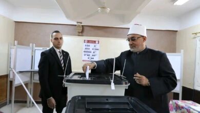 مفتي الجمهورية .. يُدلي بصوته في انتخابات مجلس النواب بكفرالشيخ 