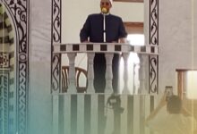 الدكتور نجاح عبد الرحمن راجح  .. يؤدي خطبة الجمعة بالمسجد الكبير بقرية مصطفى إسماعيل ببنجر السكر