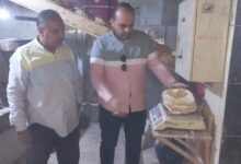استمرار مراقبة المخابز اليومية و تحرير 10 محاضر ضد المخابز المخالفة بنطاق مركز ومدينة دسوق