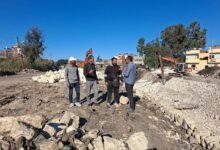 متابعة إستكمال العمل في تأهيل وتبطين (ترعة ام بركة - زمام قرية ابو مندور ) بدسوق