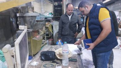 تحرير 9 محاضر متنوعة للمخابز المخالفة بنطاق مركز ومدينة دسوق