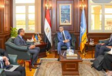 محافظ الإسكندرية.. يستقبل وفد برنامج الأمم المتحدة للمستوطنات البشرية