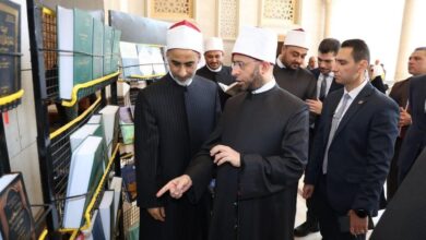 وزير الأوقاف .. يتفقد معرض المجلس الأعلى للشئون الإسلامية على هامش المسابقة العالمية للقرآن الكريم 4 وزير الأوقاف .. يتفقد معرض المجلس الأعلى للشئون الإسلامية على هامش المسابقة العالمية للقرآن الكريم