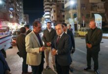ج️ولة مسائية لمحافظ كفرالشيخ .. تفقد خلالها عدداً من شوارع المحافظة 