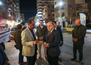 ج️ولة مسائية لمحافظ كفرالشيخ .. تفقد خلالها عدداً من شوارع المحافظة 