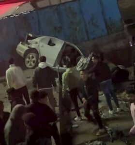 بسبب السرعة الجنونية ..مصرع شاب وإصابة ثلاثة أخرين في حادث مروع بكورنيش الإسكندرية